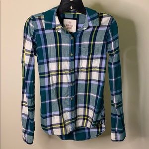 Cotton plaid top
